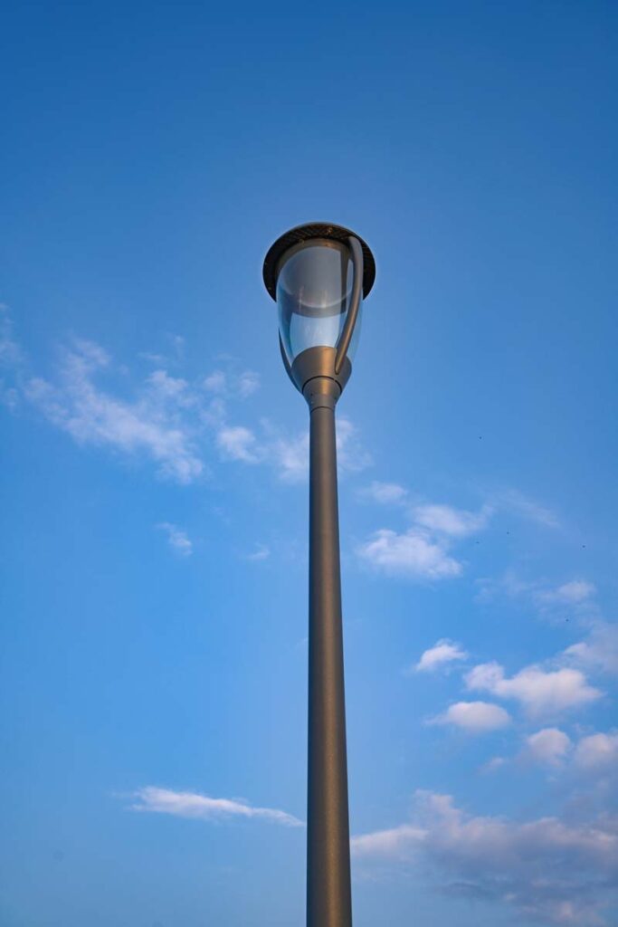 Rekonstrukce veřejného osvětlení v parku na Letné.